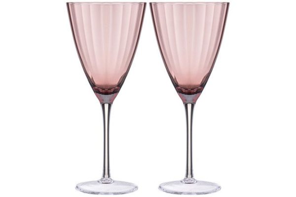 Set of wine glasses Lefard Mirage Purple 410 ml, Glass, 2 pcs.