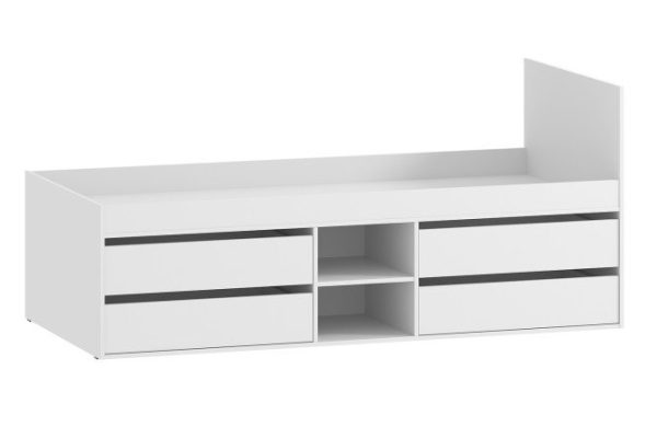 Junior bed 90x200 cm color white front