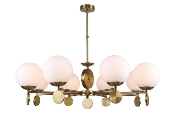 Chandelier on a rod STILFORT Marcela 24 sq.m., 92x70x92 cm, E27