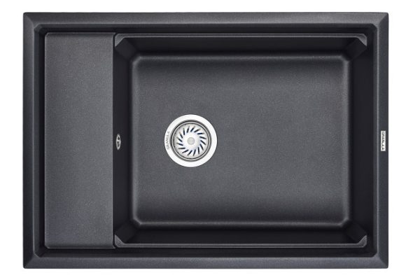 Inset sink with wing GRANULA Kitchen Space 7305 73x51x24.5 cm