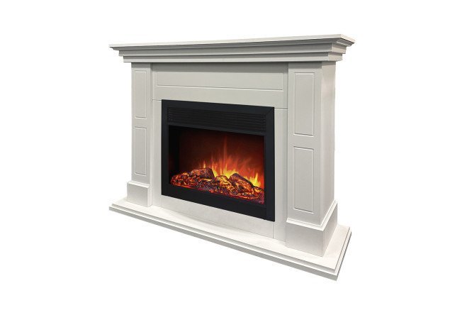 Fireplace set RealFlame Alicante 26 WTM-F511 + Moonblaze-S LUX BL floor