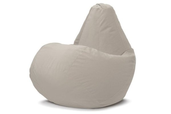 Bean bag chair pear Velor Diagonal XXL (Large)
