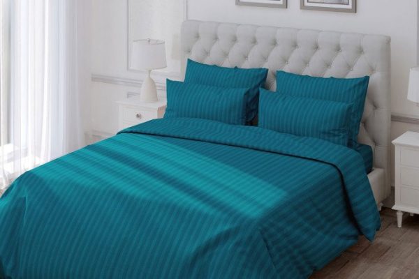 Bed linen set Stripe Premium Blumarine Cotton 148x215 cm, Family