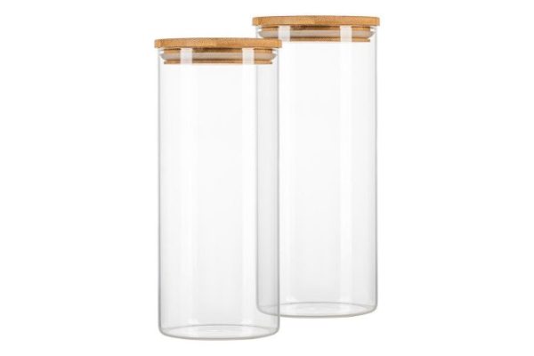 Set of jars with lid MASTER HOUSE Tower 10.2x25x10.2 cm, 1500 ml