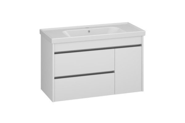 Cabinet OPADIRIS Fresh 95 cm, frame color white, facade white