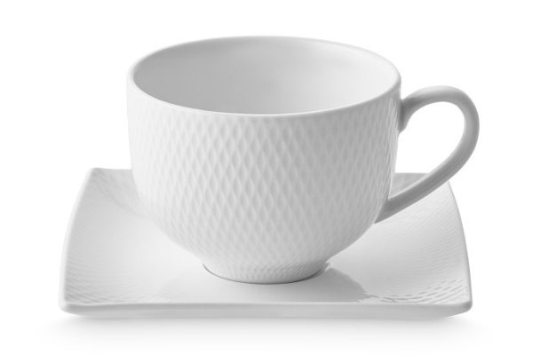 Cup and saucer MAXWELL WILLIAMS Diamond 220 ml, Porcelain