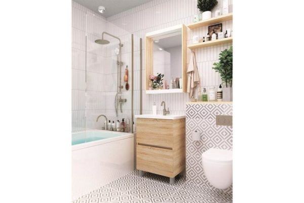 Bathroom set Aris oak sonoma