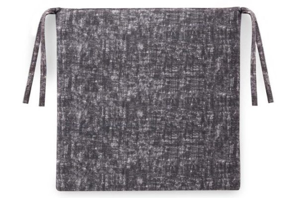 Biscuit pillow with zipper and ties 4857 40x40 cm