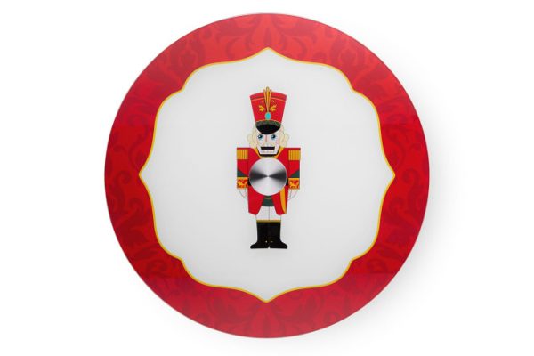 EVIO Nutcracker Rotating Dish Glass
