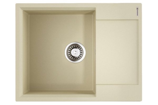 Inset sink with wing OMOIKIRI Daisen 65T-BE 4993513 65x51x21 cm