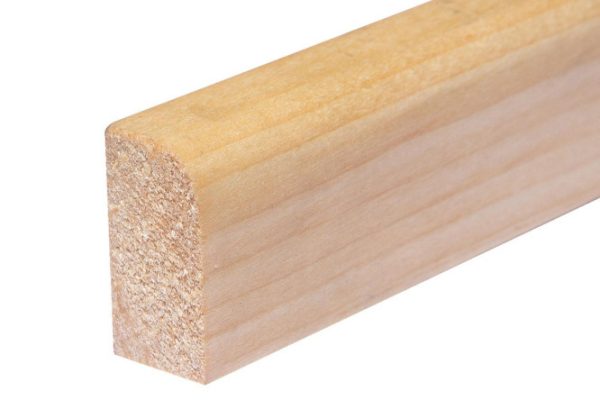 Plinth Solid birch 300x2x4 cm