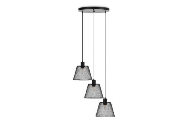 Hanging lamp Hall Iron 14 sq.m., 50x23x50 cm, E27