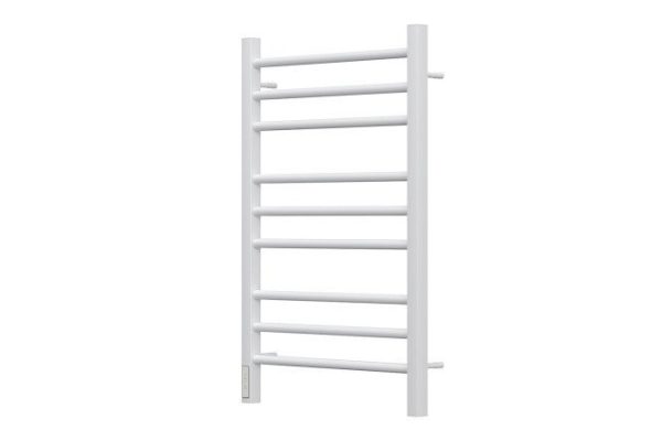Electric heated towel rail POINT Vesta P9, white PN70758W 53x80x8 cm