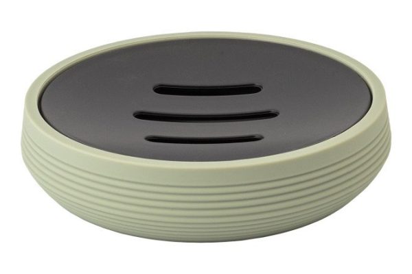 Soap Dish Stripe Plastic