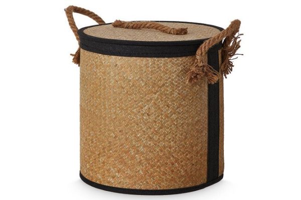 Laundry basket with lid XTA23-21AS 28x29x28 cm