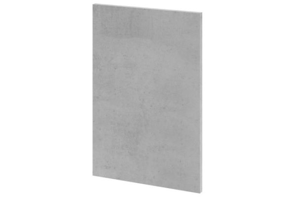 Decorative side wall Amika for wall cabinets, concrete 33.7x50 cm, color concrete