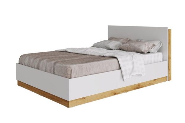 xiivsk68gelbhhuj46boz907pqp2v4gv.jpg Fresco bed frame white, Wotan oak 140x200 cm