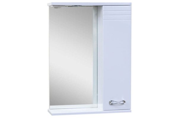 Mirror cabinet Rio with lighting Hanging, 60x70x16 cm, Right