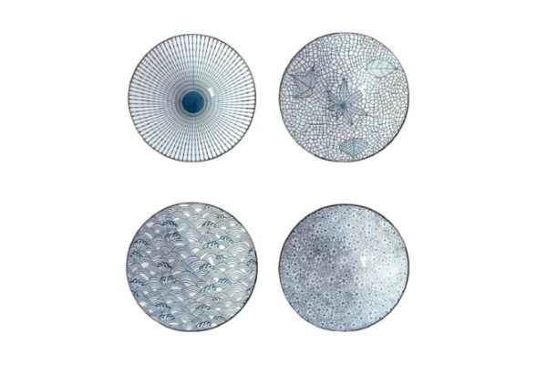 Set of plates ZDK Kitchen Japanese Collection Ceramics, 4 pcs.