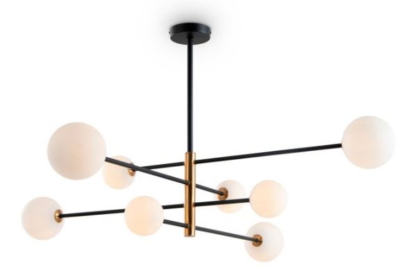 Ceiling lamp FREYA Modern Sphirity 20 sq.m., 114x64x114 cm, G9