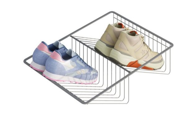 Retractable wire shoe rack for Oscar frame