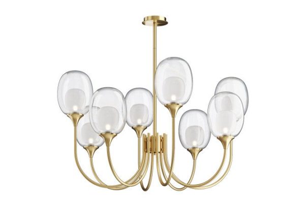 Hanging lamp MAYTONI Modern Aura 40 sq.m., 105x91x10 cm, E14