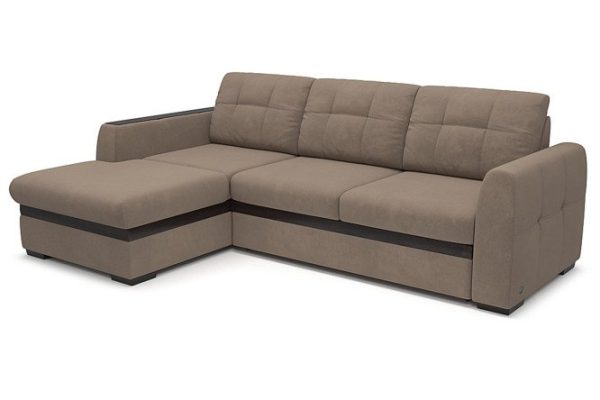Corner sofa bed Aider with left corner