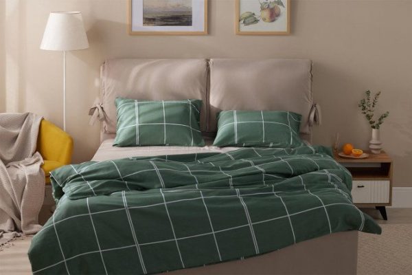 Bed linen set MICASA Dustin Cotton 200x220 cm, Euro