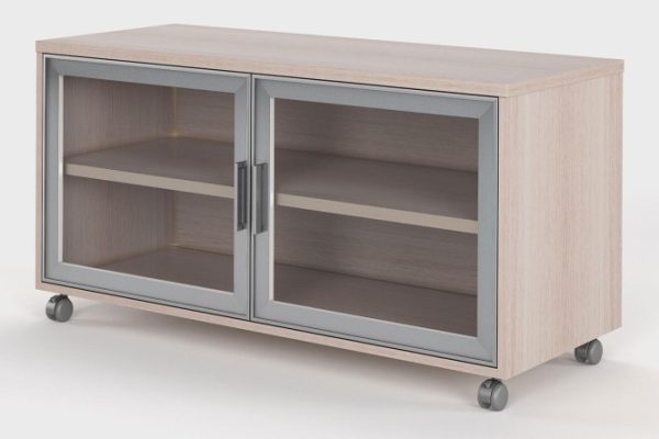Rolling cabinet Triumf with hinged doors 120x62x48 cm