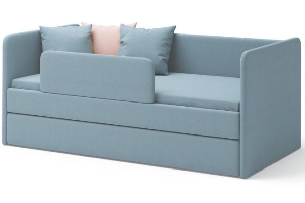 Ottoman bed Jenny 80x160 cm color blue