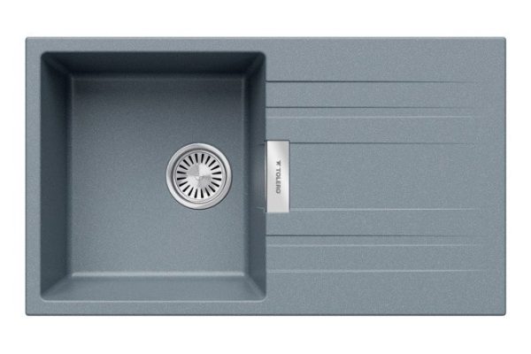 TOLERO Loft TL-750 856271 mortise sink with drainer 43.5x75x20 cm