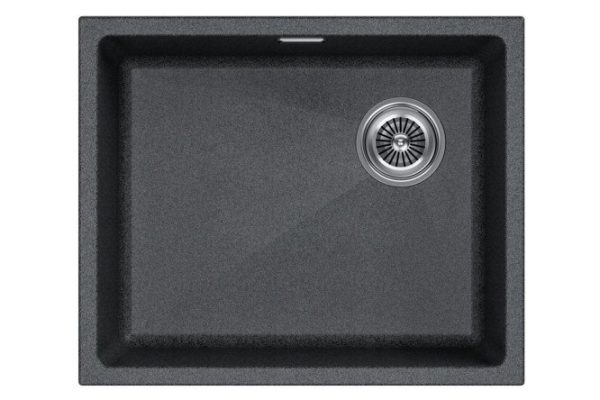 Undermount sink PAULMARK Lumi 55UNI-SKEW IT-GRANIT LU55SK-DG 55.5x44x21 cm