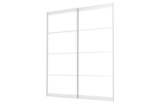 Oscar Ultra frame set for sliding wardrobe 200*236 cm with closers, type 2