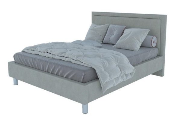 Bed with lifting mechanism Abel color coffee with milk 200x200 cm