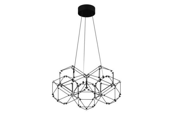 Hanging lamp EUROSVET Uma 7 sq.m., LED, 47 cm