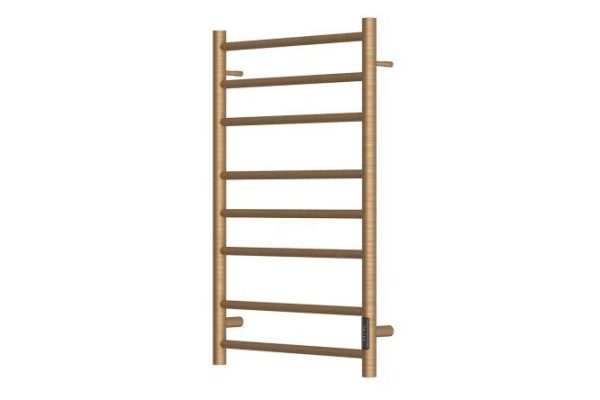 Electric heated towel rail POINT Aurora P8, bronze PN10858BR 53.2x80x8.7 cm