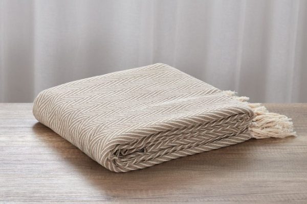 Blanket MICASA Zigzag Cotton, 200x220 cm