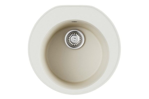 Inset sink OMOIKIRI Miya 50-R-WH 4993506 50.5x49x21 cm
