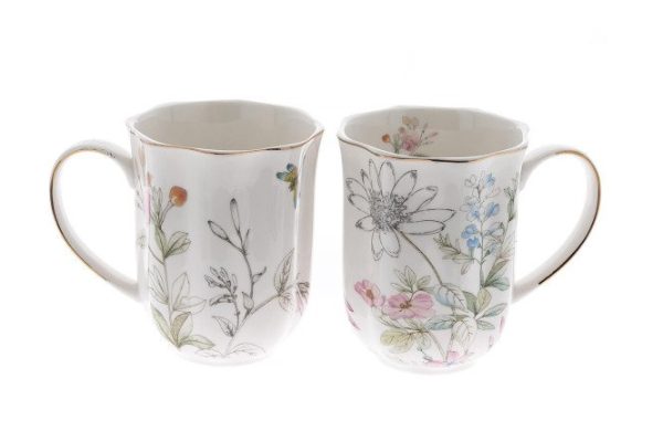Set of mugs Clarissa 390 ml, Porcelain