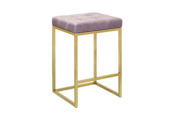 xsigdgj0ihpvtbgpuwy70bgn58d0rsf6.jpg Half-bar chair GW-SOHO-G-DP 38x66x42 cm, gold, dusty pink color