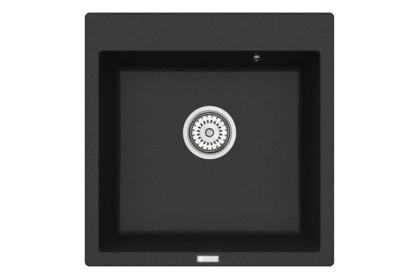 Kitchen sink POINT Arbel 51 PN3001B, black 52x51x22 cm