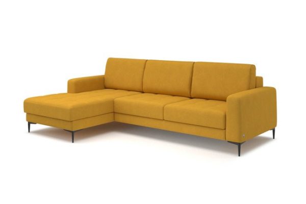 Corner sofa bed Pierre with right corner