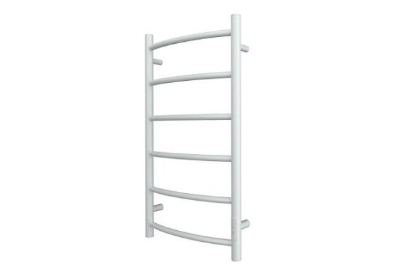 Electric heated towel rail Athena P6, white PN04848W 43.2x80x9.2 cm