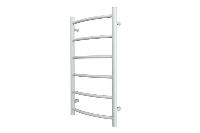 Electric heated towel rail Athena P6, white PN04848W 43.2x80x9.2 cm