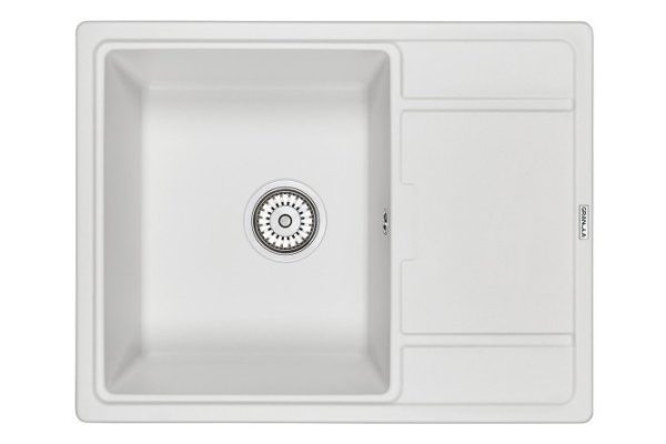 Inset sink with drainer GRANULA 6503 65x50x20 cm