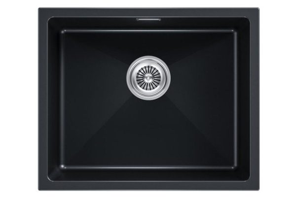 Undermount sink PAULMARK Lumi 55UNI IT-GRANIT LU55-BLM 55.5x46x21 cm