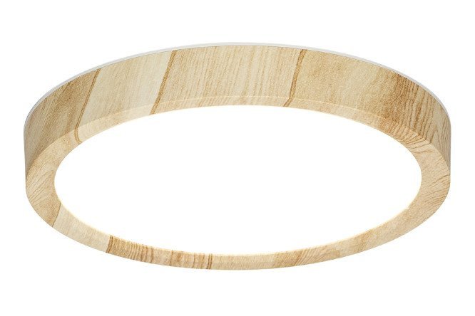 LED surface mounted lamp CITILUX Basic 6 sq.m, 18x2.5x18 cm, LED