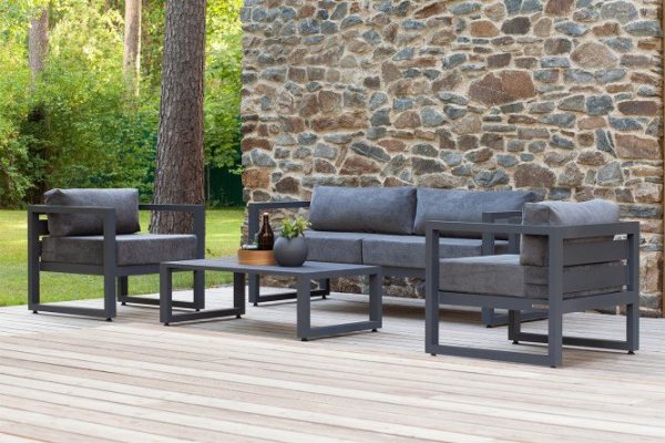 Garden furniture set Capri color gray