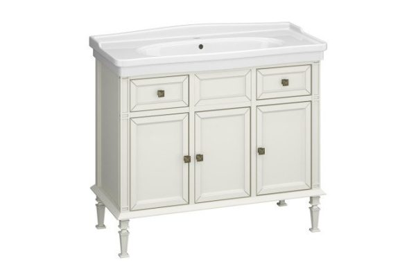 Sideboard OPADIRIS Cantara 102 cm, frame color ivory, front ivory