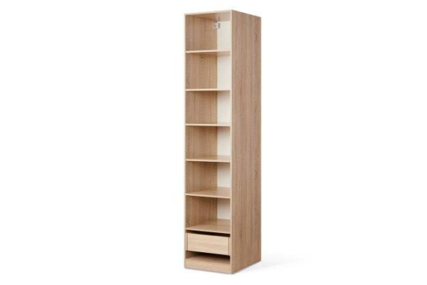 Wardrobe system Oscar Bergen 50x236x58 cm, sonoma oak